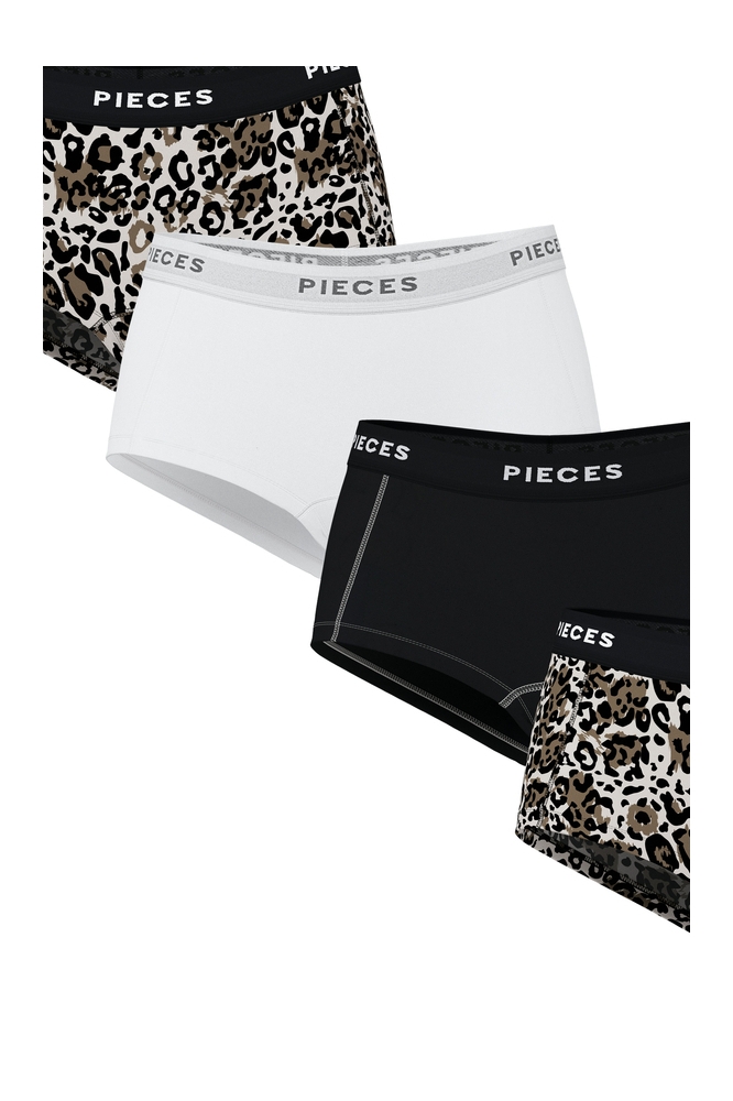 PCLOGO LADY 4 PACK AOP/SOLID NOOS B 17156241 SILVER GREY/4 PACK LEO